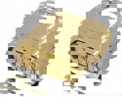 Combination Lock: Solid Brass, 2